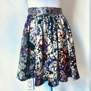 Flower Shiny H&M Skirt